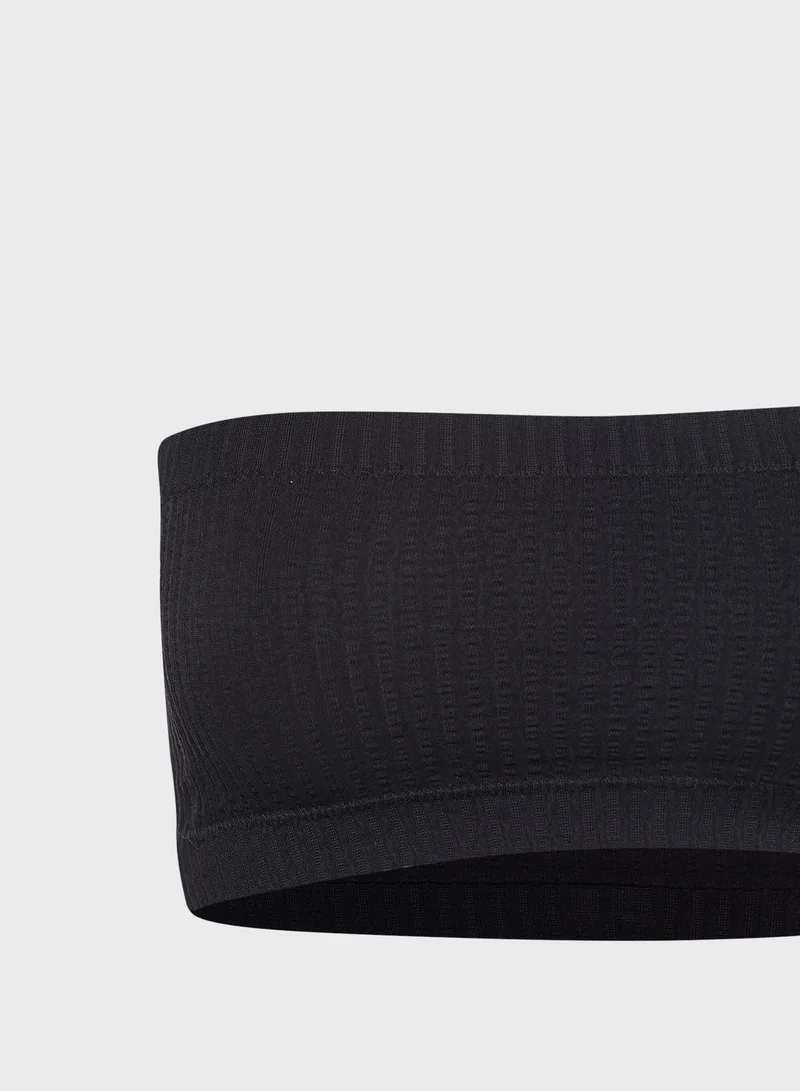 URBAN OUTFITTERS Ribbed Bandeau Bikini Top