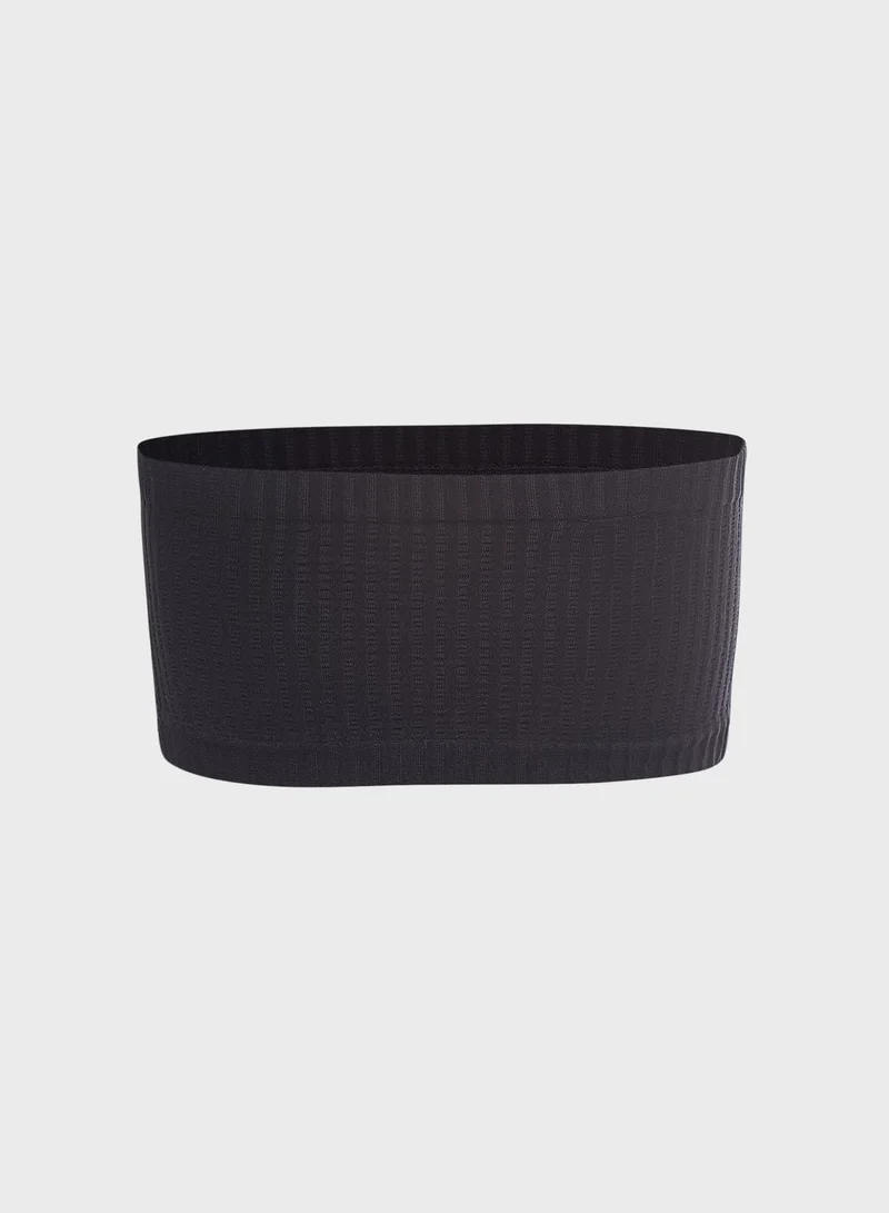 URBAN OUTFITTERS Ribbed Bandeau Bikini Top