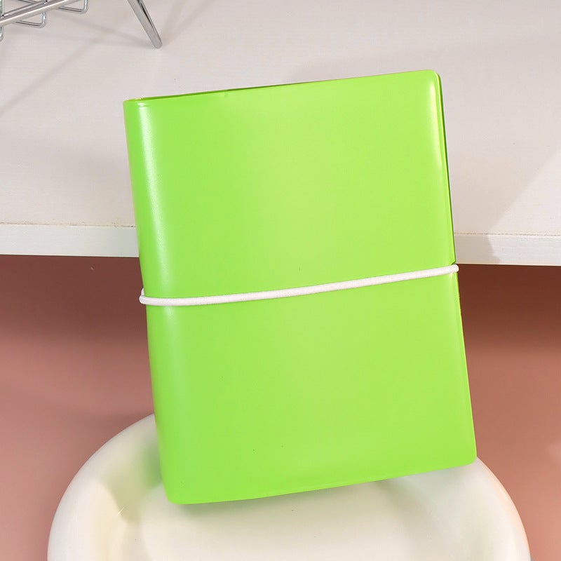 Generic M5 Ring Binder Notebook Transparent DIY Photo Album Apple Green M5 Strap Binder 