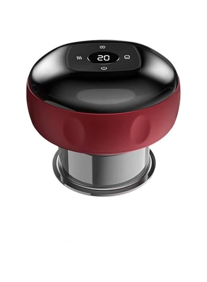 مجموعة علاج الحجامة 4 في 1 مع 12 وضع للتدليك، جهاز حجامة كهربائي ديجتال لإزالة السيلوليت بشكل فعال، قابل لإعادة الشحن بمنفذ USB لتحسين صحتك وعافيتك - Image 1