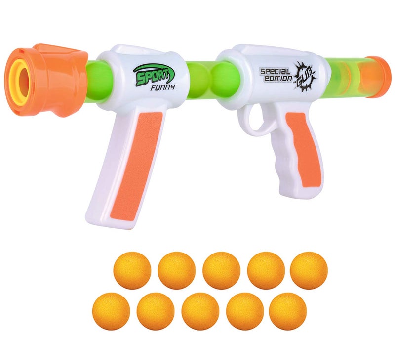 Kiddie Play بندقية كيددي بلاي أتوميك باور بوببر لإطلاق الكرات مع كرات فوم للأطفال - Image 3