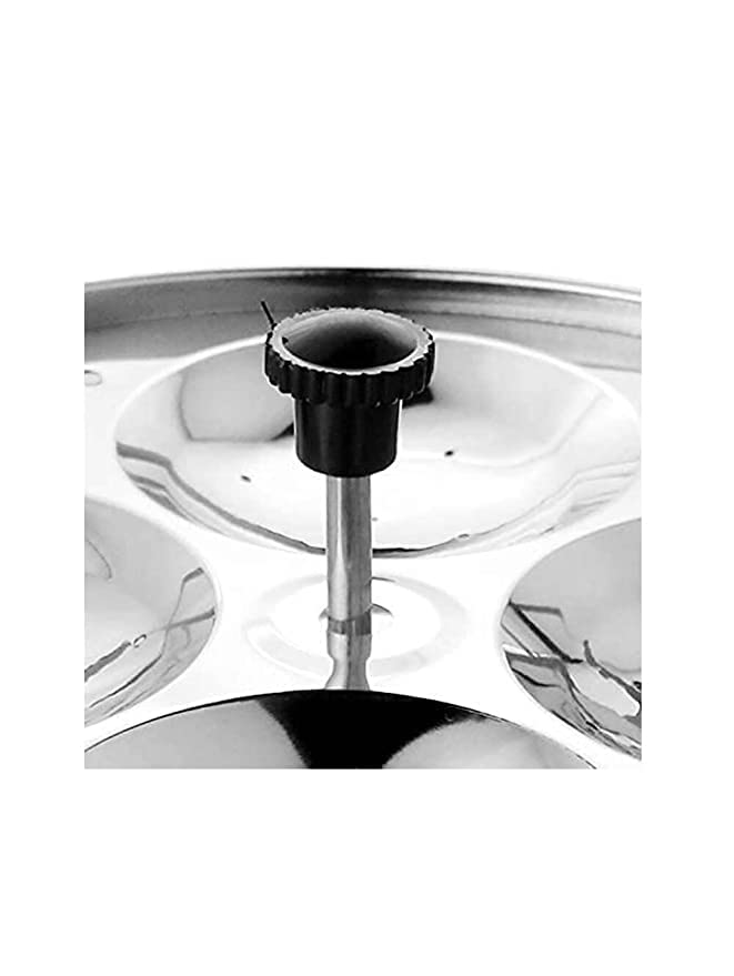 HaRvic HaRvic Idli Stand Stainless Steel 3Rack Idli Plates for 12 Pieces Regular Size Idli Preparation Food Grade Idli Stand3 Plate  - Image 2