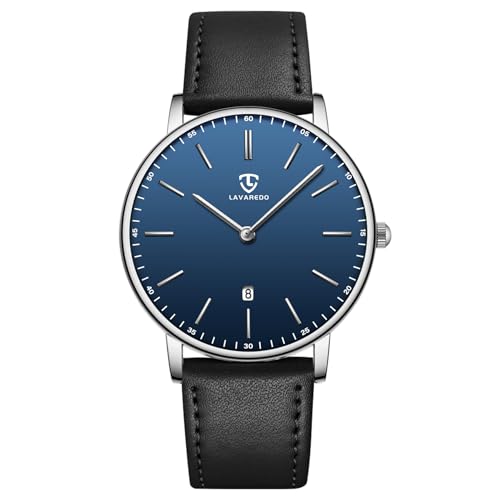BEN NEVIS Watch, Mens Watch, Minimalist Fashion Simple Wrist Watch Analog Date with Leather Strap - Image 2