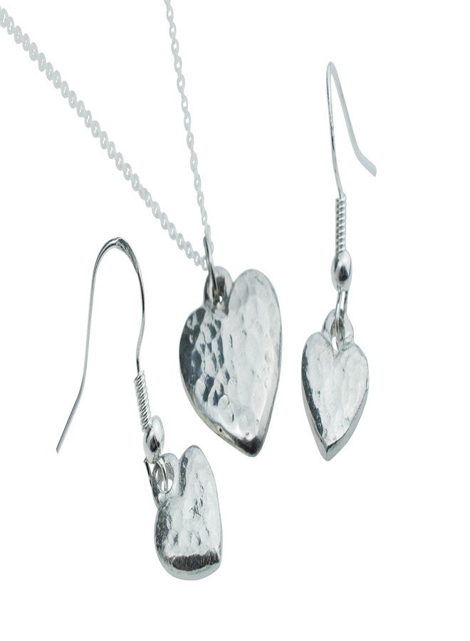 Pirantin 10th Anniversary Pure Tin Pendant and Earring Set - Image 3