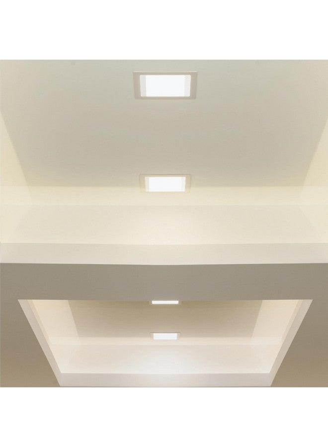wipro Garnet 12W Square LED Alpha Panel | Warm White Light (2700K) | Recessed Down Light for False Ceiling | Cutout - 110x110mm | Pack of 4 - Image 4