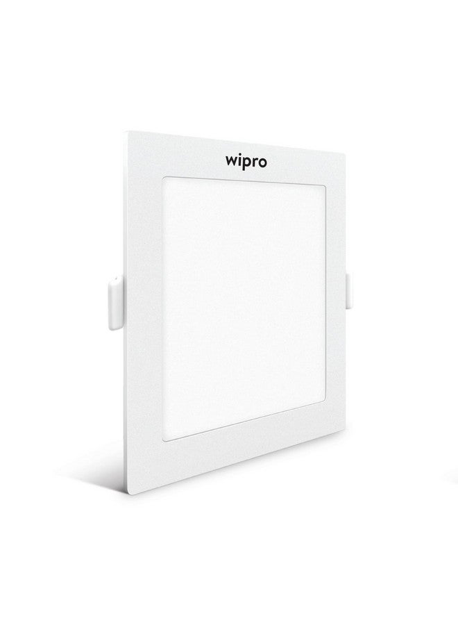 wipro Garnet 12W Square LED Alpha Panel | Warm White Light (2700K) | Recessed Down Light for False Ceiling | Cutout - 110x110mm | Pack of 4 - Image 2