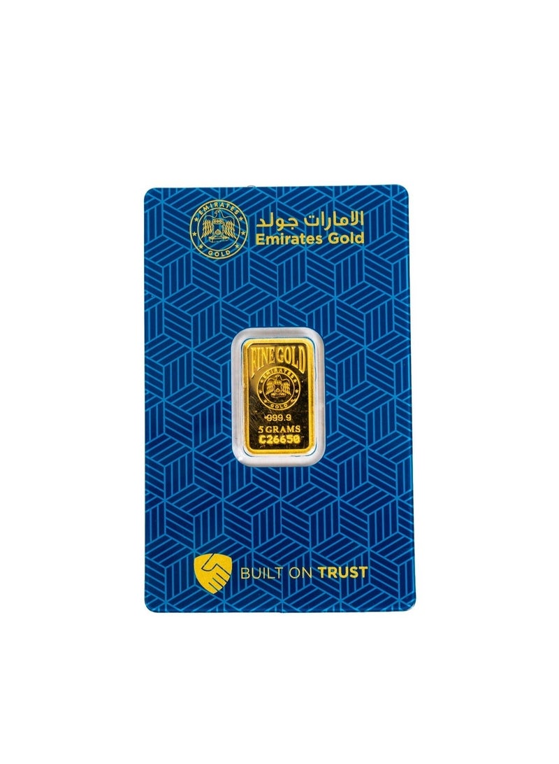 الإمارات جولد سبيكة ذهب الإمارات 5 غرام – سبيكة معتمدة - Image 2