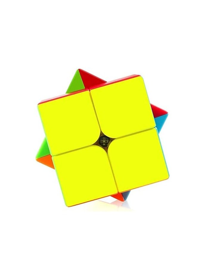 Hawkister MoYu MFJS Meilong 2X2X2 Cube Stickerless High Speed Magic Cube (2X2 MoFang JiaoShi Cubing Classroom), 50mm Size  - Image 3
