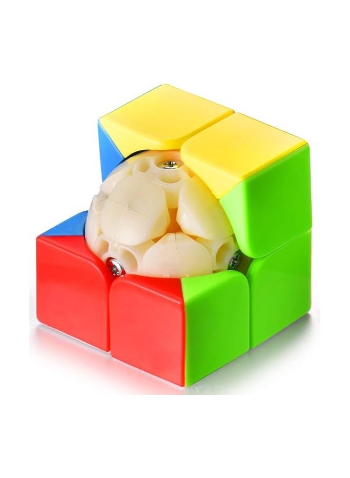 Hawkister MoYu MFJS Meilong 2X2X2 Cube Stickerless High Speed Magic Cube (2X2 MoFang JiaoShi Cubing Classroom), 50mm Size  - Image 5