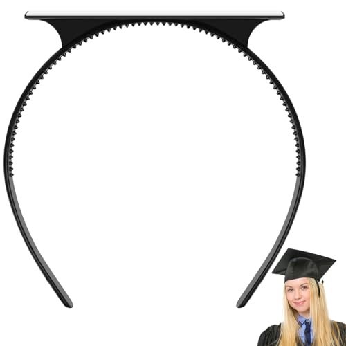Phoncoo 1 Pack Graduation Cap Headband, Upgrade Grad Cap Headband Insert - Secures Your Graduation Caps and Keeps Hairstyle - Image 1