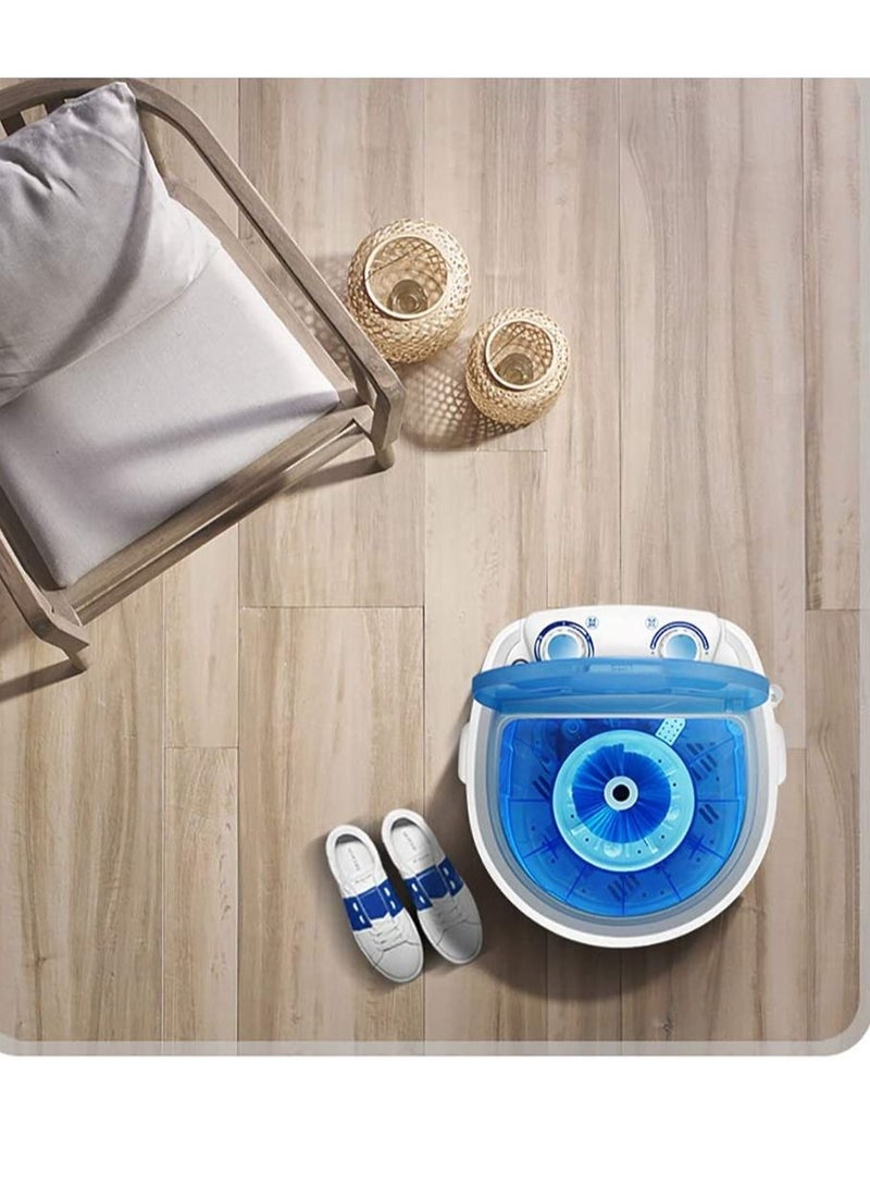 Portable Shoe Washer Machine Small Household Lazy People Brush Shoes Washing Shoes UV Bacteriostasis Washing Machine Mini,Blue  - Image 5