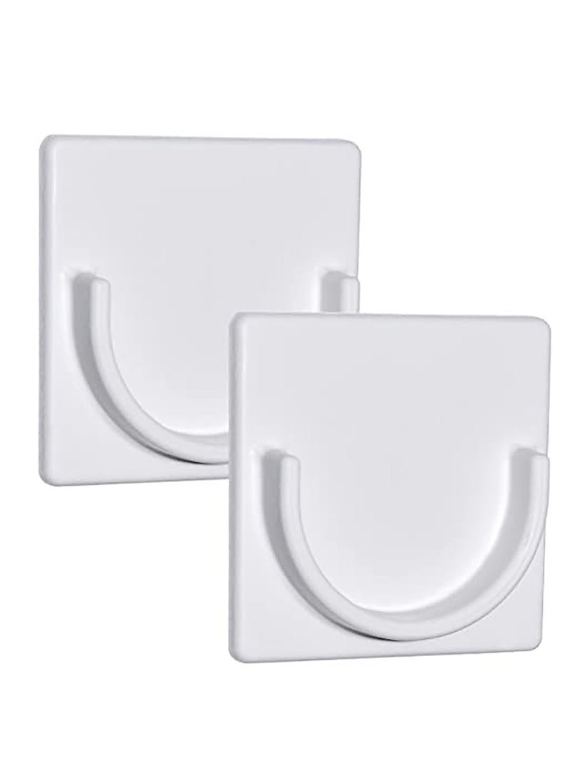 2 Pack Tension Holder Rod Mount Retainer for Wall No Drilling - Image 1