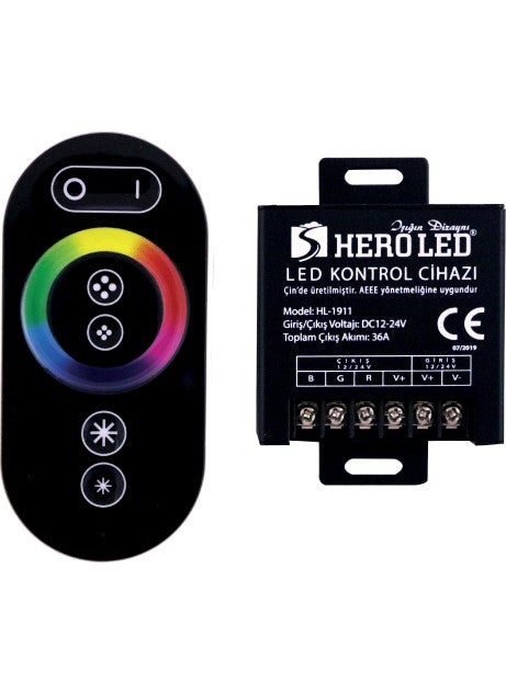 36 Ampere Touch RGB LED Controller