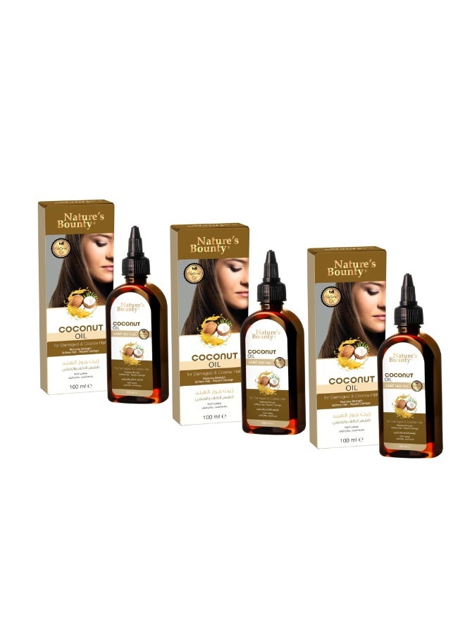 Nature's Bounty Strengthening & Repairing Coconut Oil for Damaged & Coarse Hair