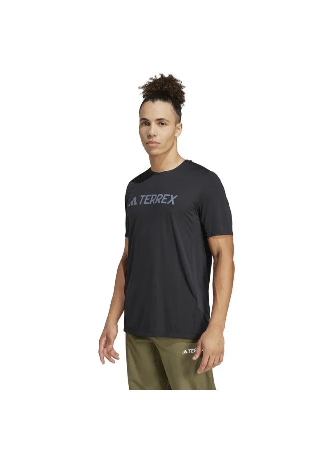 Adidas Adidas Mt Log Tech T Black T-Shirt (Short Sleeve) T-Shirts For Men