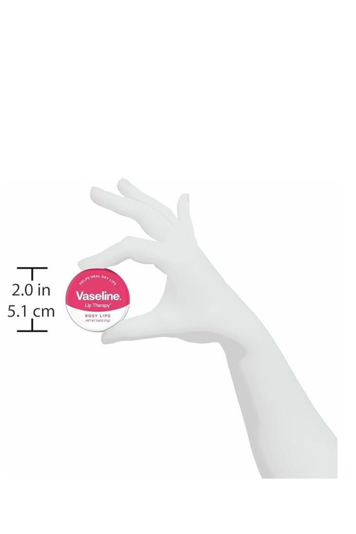 فازلين مرطب شفاه ليب ثيرابي روزي ليبس 20جرام 6قطع - Image 2