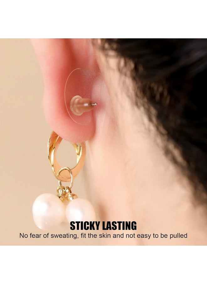 LOBE WONDER - (40 Paches) Invisible Earlobe Support Patches Ear Stickers For Heavy Earrings Ear Lobe Tape Earlobe Tapes Protects Ear Lobe Support For Earrings Healthy Ear Lobes From Tearing - Image 1