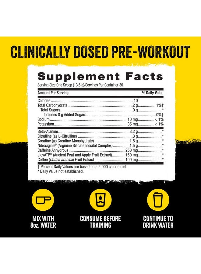 BEYOND RAW LIT Pre Workout Powder Supplement for Men and Women, Energy, Focus, Endurance, Pumps, Nitric Oxide Boost, 250mg Caffeine, Creatine, Beta Alanine, Strawberry Lemonade, 30 Servings - Image 5