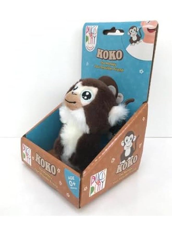 PUGS AT PLAY Shoulder Buddy Koko 4 Inch  - Image 3
