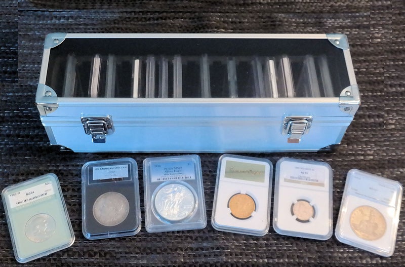 Guardhouse Aluminum Storage Box for 20 Universal Coin Slab Holders PCGS / NGC / Premier / Little Bear Elite Etc - Image 5