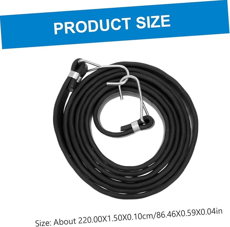 Lifkome 2 Pack High Elastic Motorcycle Luggage Strap for Securing Cargo Outdoor Transport Gear - Image 3