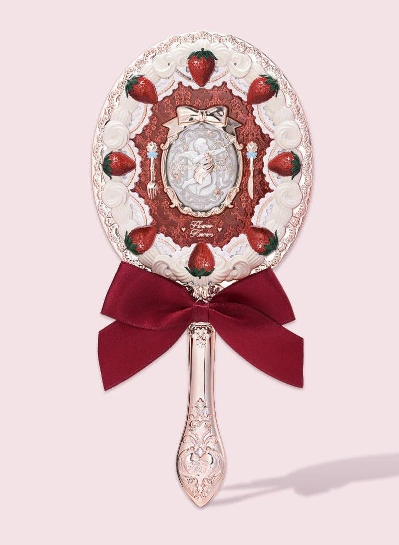 Flower Knows Strawberry Cupid Collection Hand Mirror-Red Velvet - Image 1