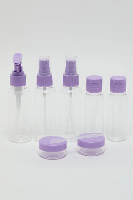 R&B 7 Pack Refilling Bottle Set