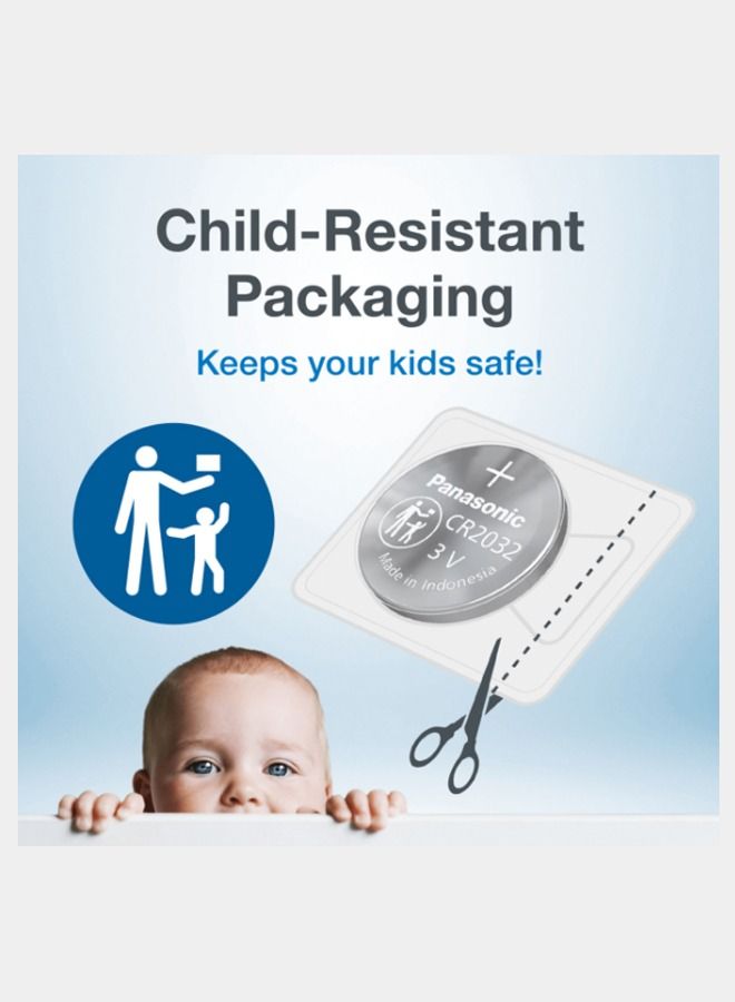 Panasonic 10 Pieces CR1220 Lithium Batteries Silver - Image 5