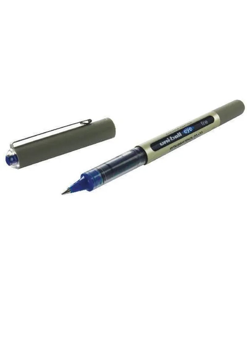 Uniball 6-Piece Eye Fine Roller Pen With Two Air Micro Pens Blue Ink - Image 3