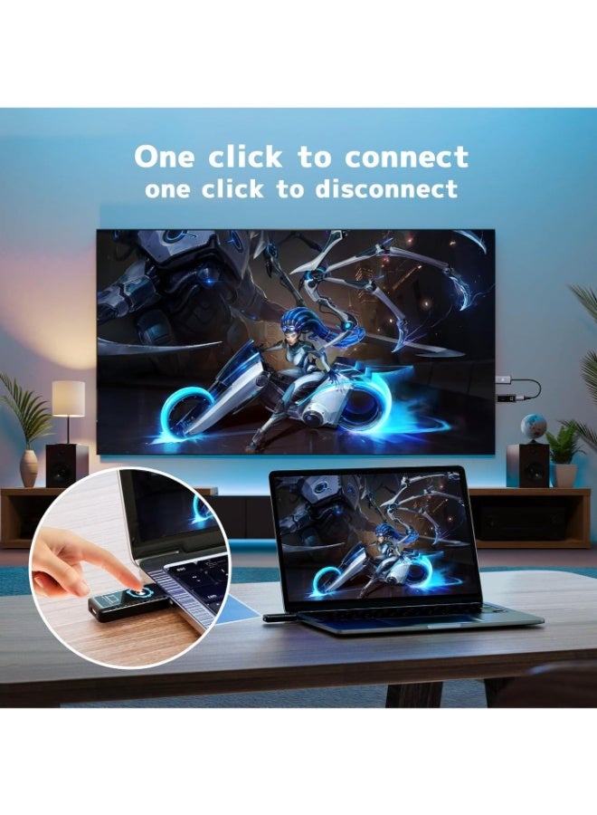 ZESTECH Wireless HDMI Transmitter and Receiver, 100ft/30m Wireless HDMI for 4K Decode Input 1080P Output ,Plug&Play Portable 2.4G/5G Wireless HDMI Extender for Video and Audio to Monitor from Laptop/Pc/Tv Box - Image 5