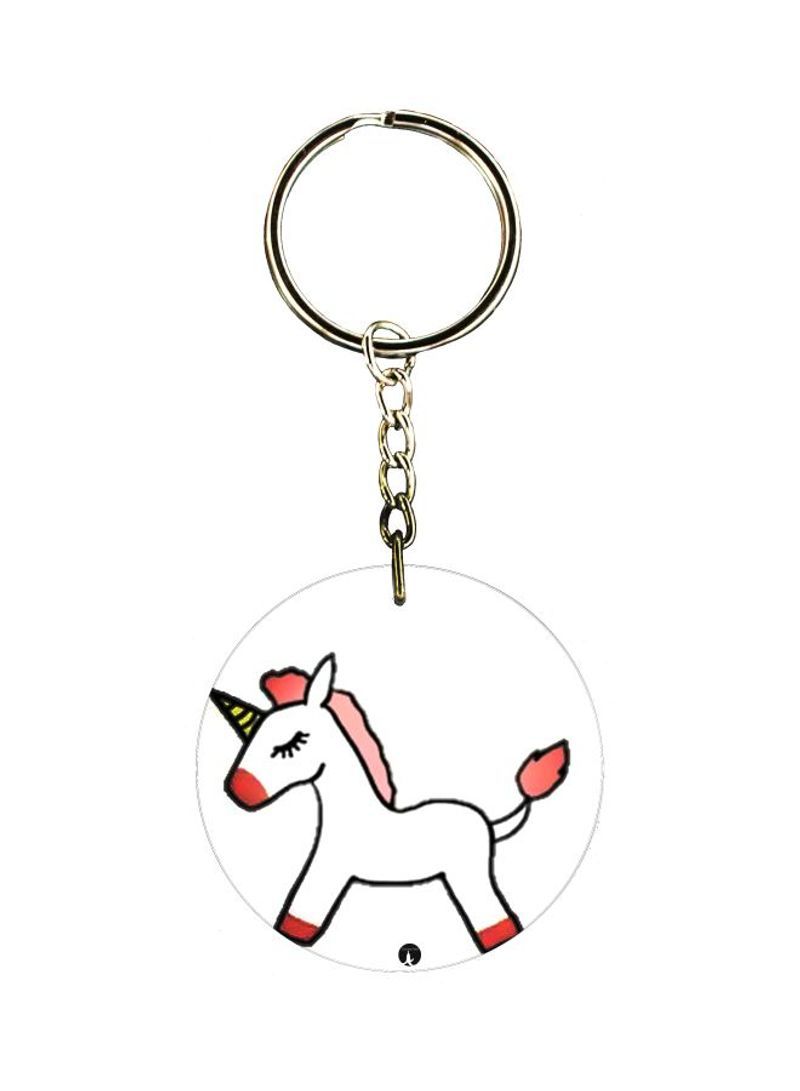 RKN Unicorn Printed Keychain