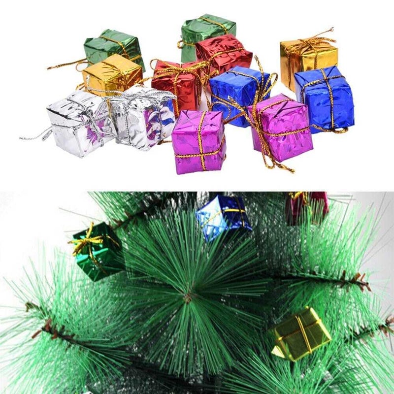Brown Leaf Christmas Combo Mini Hanging Ornaments Set for Christmas Tree DecorationXmas Party Favor Items 40 - Image 2