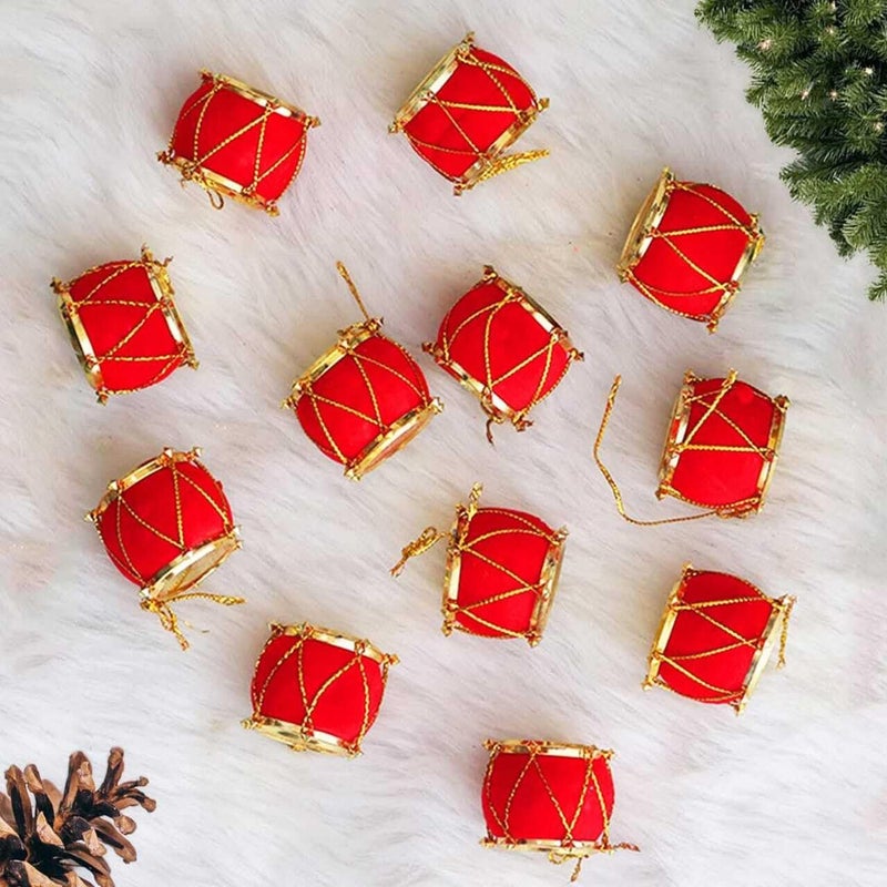 Brown Leaf Christmas Combo Mini Hanging Ornaments Set for Christmas Tree DecorationXmas Party Favor Items 40 - Image 5