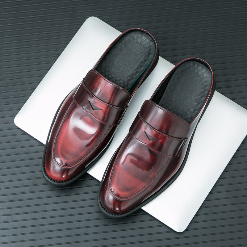 Men'S Baotou Half Slippers 2024 Summer And Autumn Breathable Sandals Personalized Heelless Korean Style Trendy Lazy Beanie Trendy Shoes - Image 3