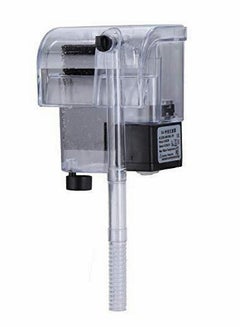 SYOSI Ultra Quiet Aquarium Hang on Filter (66GPH 3W), Small Fish Tank ...