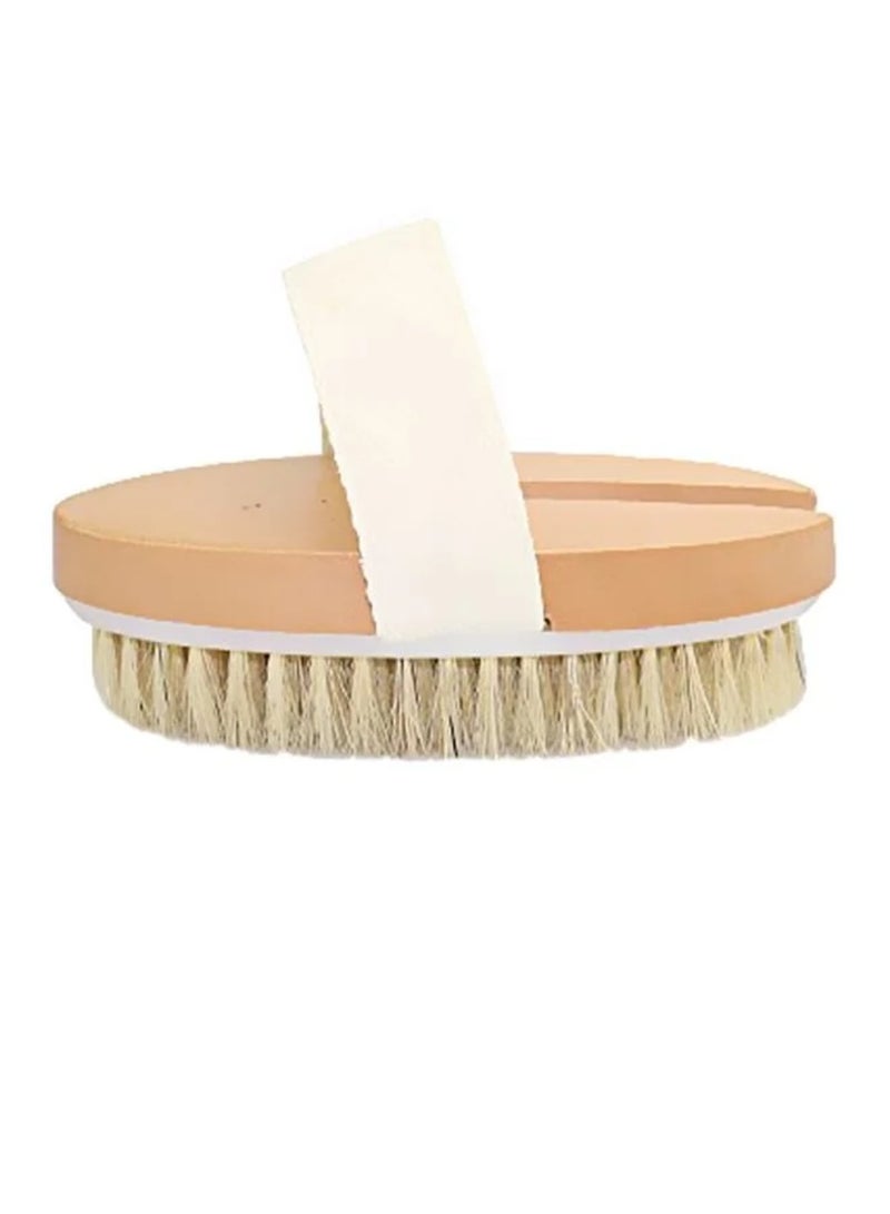 Maggift Body brush with detachable handle, beige - Image 1