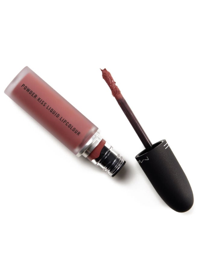 MAC POWDER KISS LIQUID LIPCOLOR OVER THE TAUPE Over The Taupe - Image 1