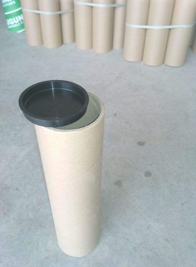 SEJASCOLLECTIONS [ Pack of 2 Cardboard Mailing Tube Ideal for Shipping, Art and Craft, DIY, Brown Packing 23 Inch Long and 2.5 Inch Diameter (With Black Plastic lids) - Image 5