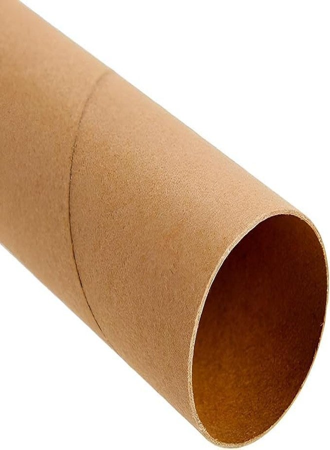 SEJASCOLLECTIONS [ Pack of 2 Cardboard Mailing Tube Ideal for Shipping, Art and Craft, DIY, Brown Packing 23 Inch Long and 2.5 Inch Diameter (With Black Plastic lids) - Image 2