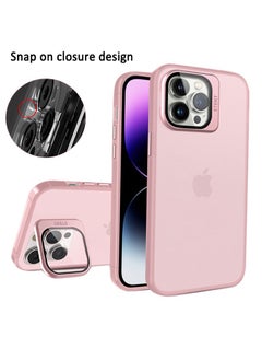 STAUD iPhone 15 Pro Max Case, Built-in Camera Len Protector Stand Ultra Slim Scratch-Resistant Anti-Fingerprint  Anti-Yellow&Anti-drop Back Classic Kickstand Holder Cover for iPhone 15 Pro Max  - Image 5