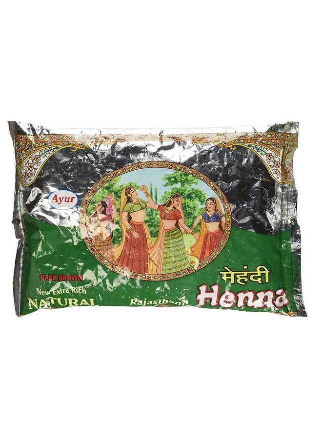 Ayur Herbal Rajasthani Henna Mehndi Powder (Dark Brown) (Pack Of 1) 150Gm - Image 1