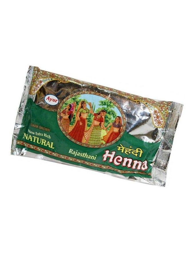 Ayur Herbal Rajasthani Henna Mehndi Powder (Dark Brown) (Pack Of 1) 150Gm - Image 5