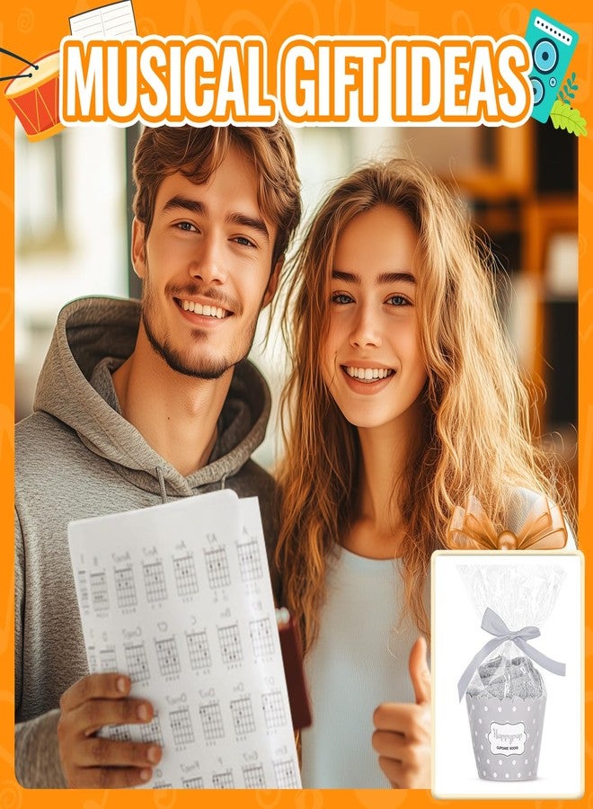 Happy Pop هدايا موسيقية من هابي بوب للرجال - هدايا نوتات موسيقية لمحبي الموسيقى والمراهقين، وجوارب موسيقية للموسيقيين والمعلمين - Image 5