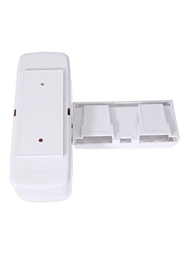 co arma Automatic Toothpaste Dispenser with 5 Toothbrush Holder Self Adhesive Multicolor  - Image 3