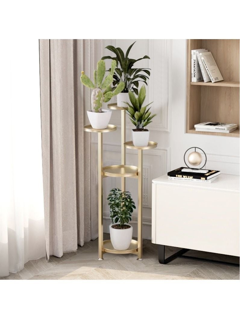 والالا 4 طوابق الحديثة شمال أوروبا نمط بسيط طويل القامة الحديد أصيص زهور عرض الرف داخل وخارج غرفة المعيشة شرفة شرفة حديقة - Image 1