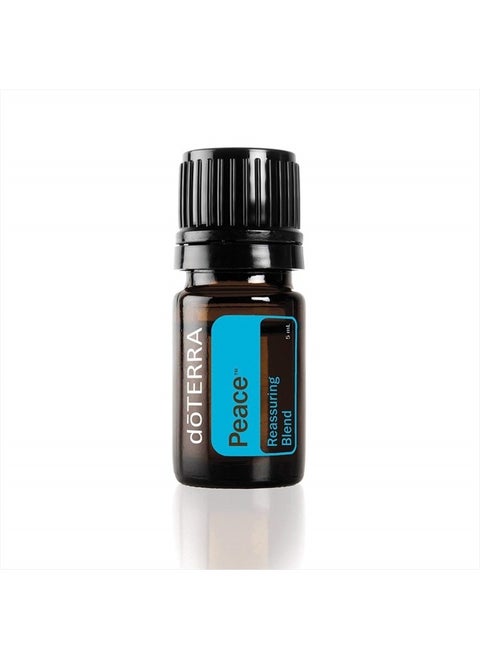 doTERRA - Peace Essential Oil Reassuring Blend - Promotes Feelings of Peace, Reassurance, and Contentment, Counteracts Negative Emotions; For Diffusion or Topical Use - 5 milliliter