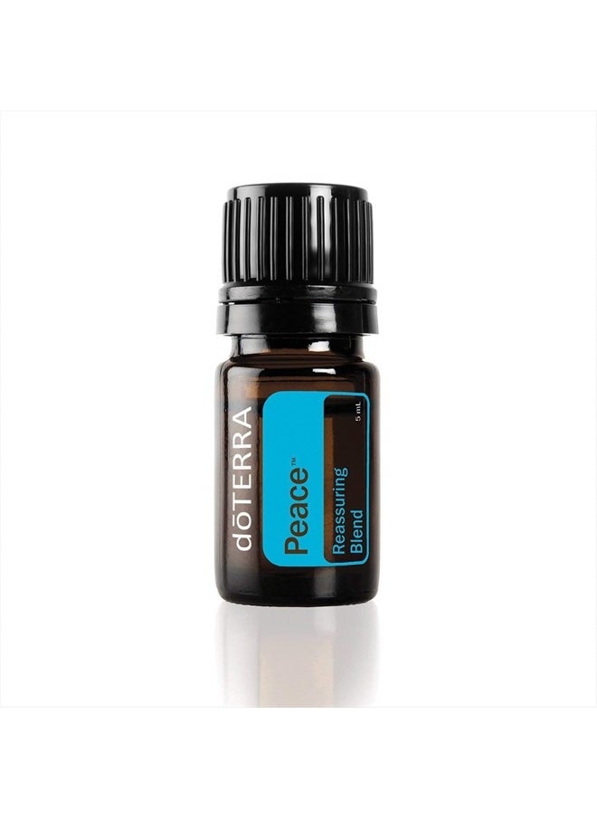 doTERRA - doTERRA - Peace Essential Oil Reassuring Blend - Promotes Feelings of Peace, Reassurance, and Contentment, Counteracts Negative Emotions; For Diffusion or Topical Use - 5 milliliter - Image 1