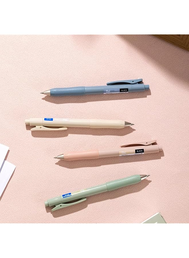 Deli Comfort Grip Smooth Writing Nusign Pastel Gel Pen 12 Pieces Set 0.5 Mm Tip Size Black - Image 3