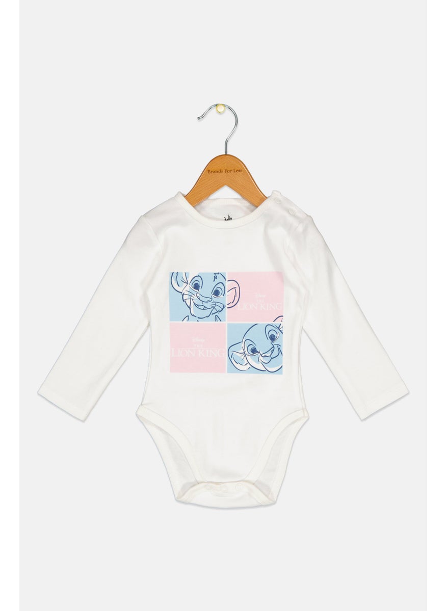 Disney Toddlers Boy Long Sleeve Graphic Print Bodysuits, Multicolor  - Image 1
