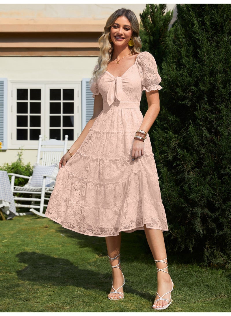 سيمبلي فستان أنيق للنساء الصيفي مزيج خفيف ومريح من القطن المثالي للمنزهات - Image 4